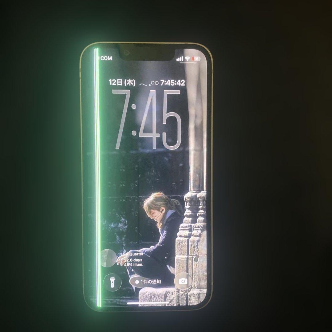 iPhone13mini 128GB 台湾版 画面縦線