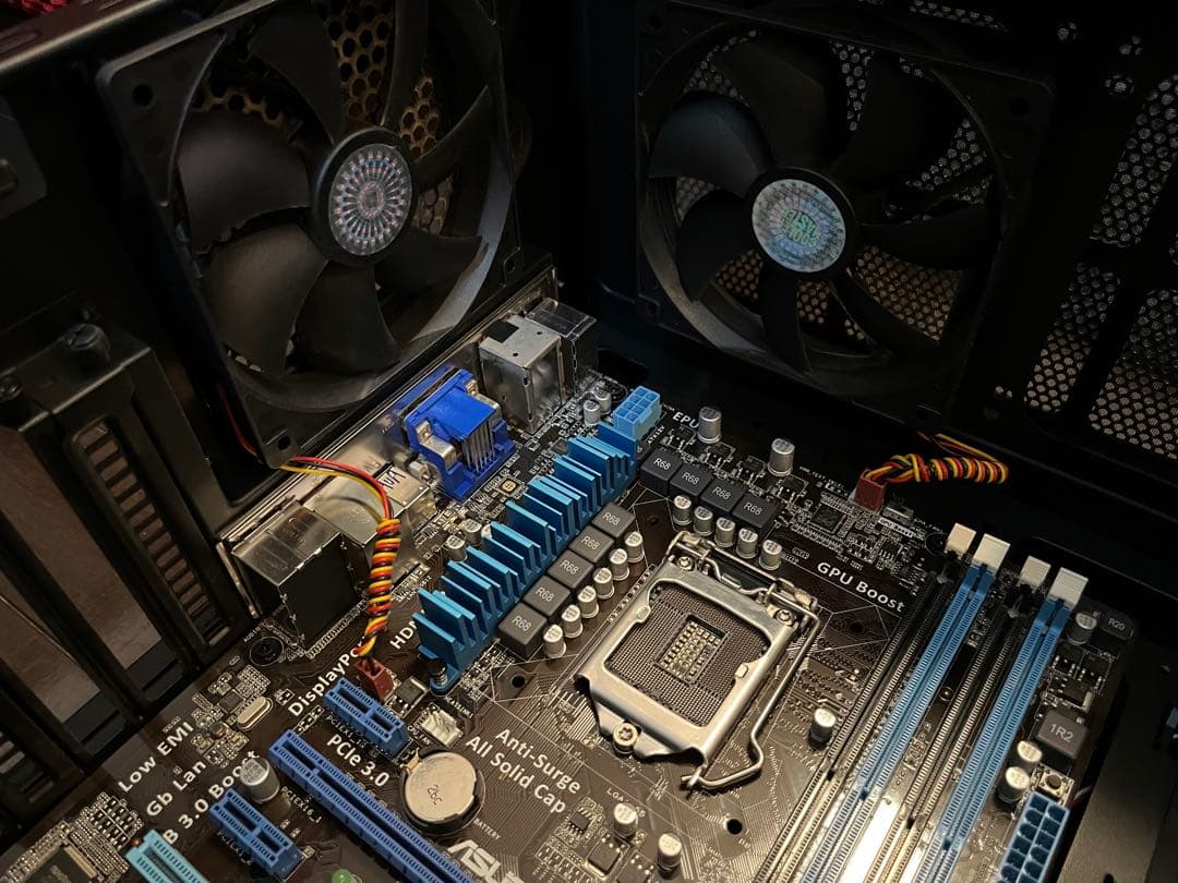 PCケース CoolerMaster NVIDIA/ASUSマザーボード セット