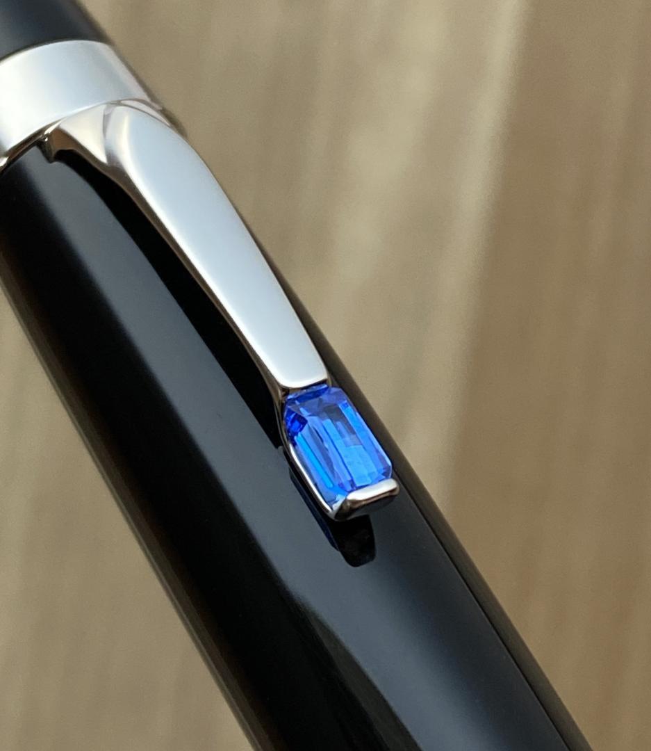 モンブラン ボエム ブルーBoheme Blueプラチナ サファイア ボールペン
