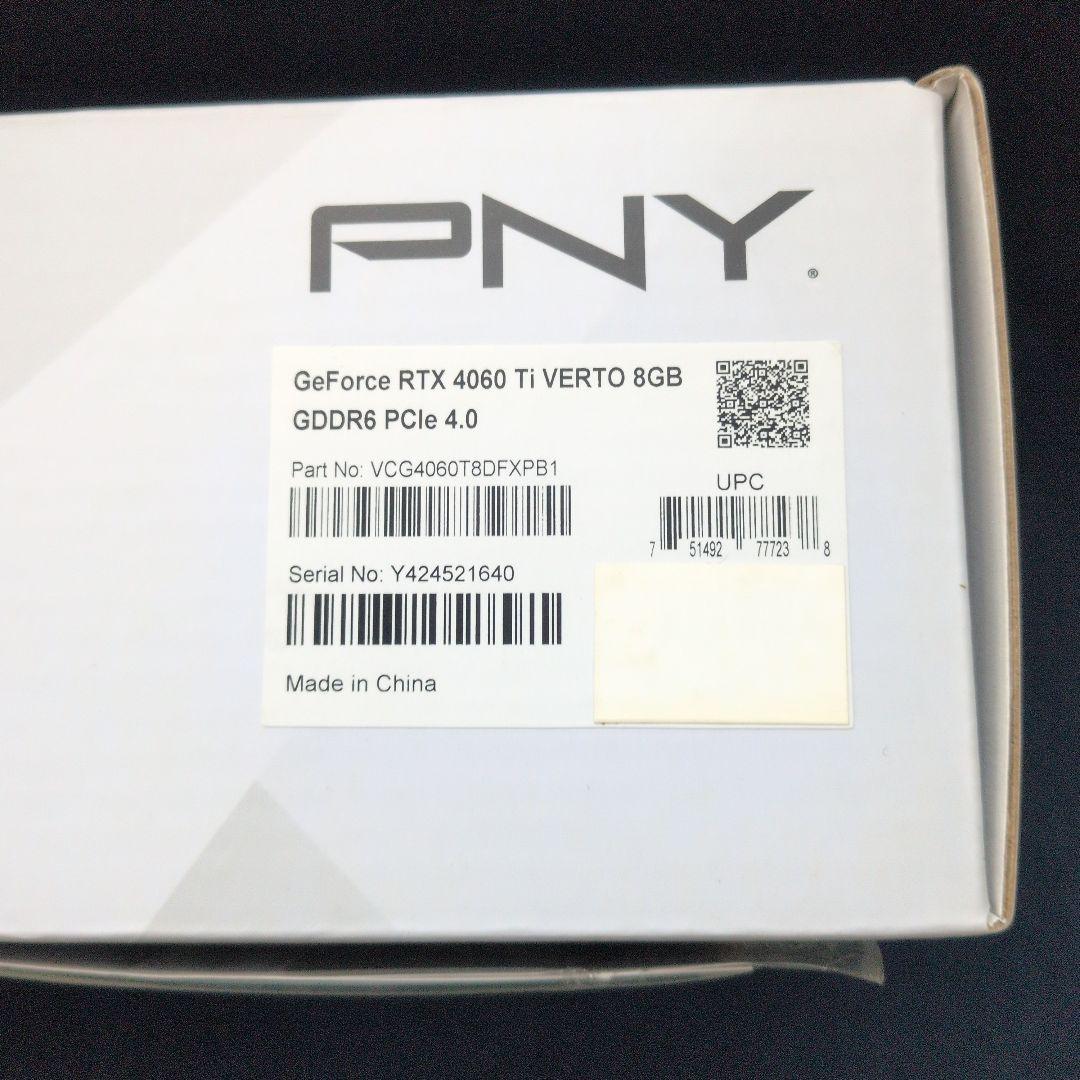 グラフィックボード・グラボ・ビデオカード GeForce RTX 4060Ti 8GB PNY nvidia
